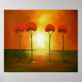 Poster Abstrato de dessolação