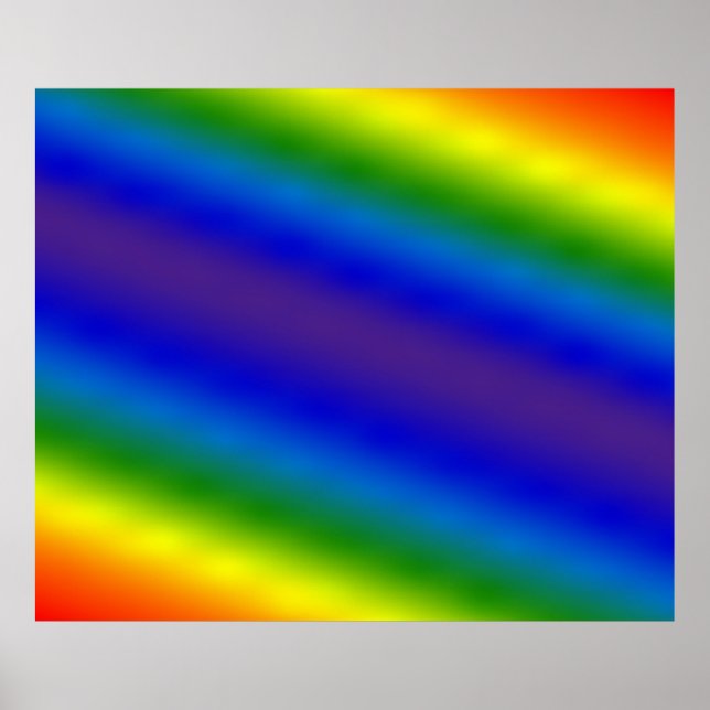 Poster Abstrato de fundo de malha de gradiente desfocado  (Frente)