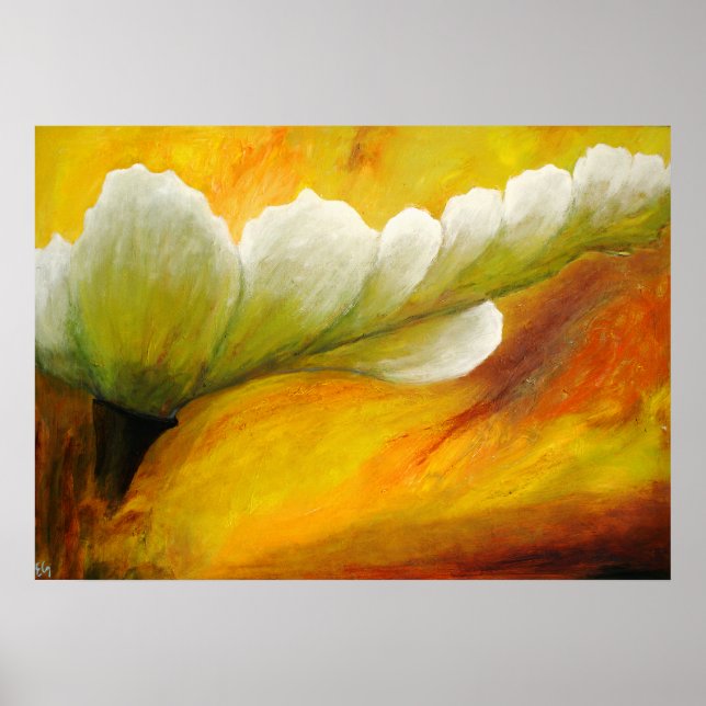 Poster Abstrato de Inflorescência Vital (Frente)