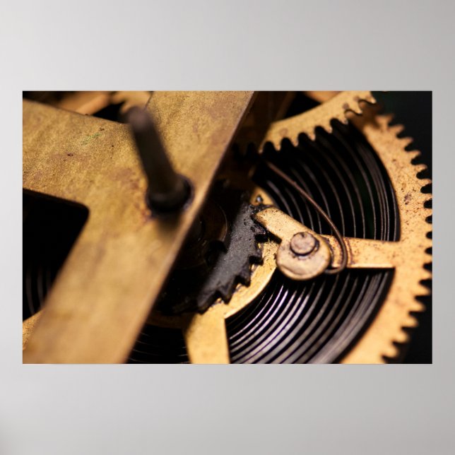 Poster Abstrato de Mecânica de Observação (Frente)