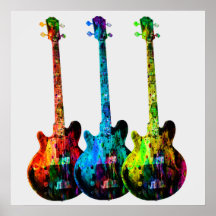 Abstrato de Violão Elétrico