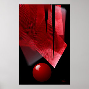 Poster abstrato do "equilíbrio"