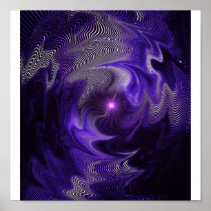 Póster Abstrato do roxo