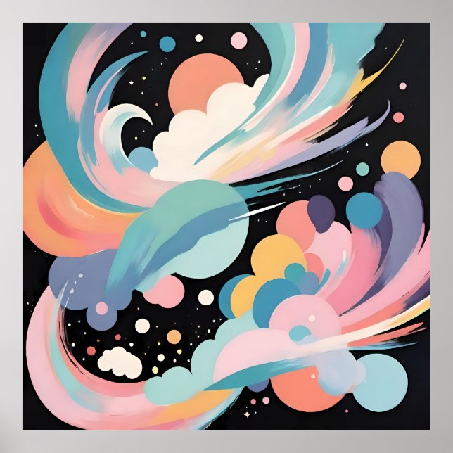 Poster Abstrato e arte moderna (Frente)