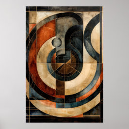 Poster Abstrato Essência