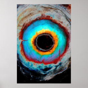 Poster Abstrato Expressionismo de buraco negro