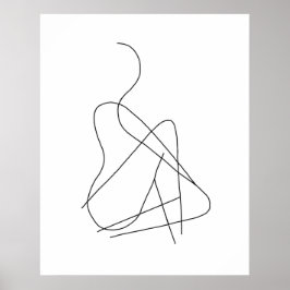 Poster Abstrato Figura 2