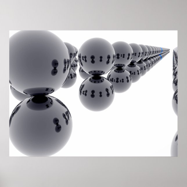 Póster Abstrato Geometria A (Frente)