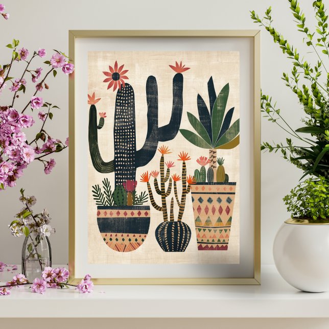 Poster Abstrato Geométrico (Matte) Nórdico 15x19 (Criador carregado)