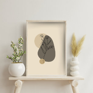 Poster Abstrato Geométrico Moderno Minimalista