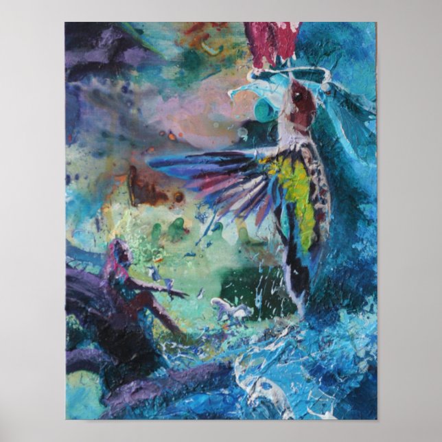 Póster Abstrato Hummer (Frente)