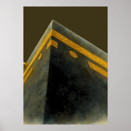 Poster Abstrato Islâmico Meca