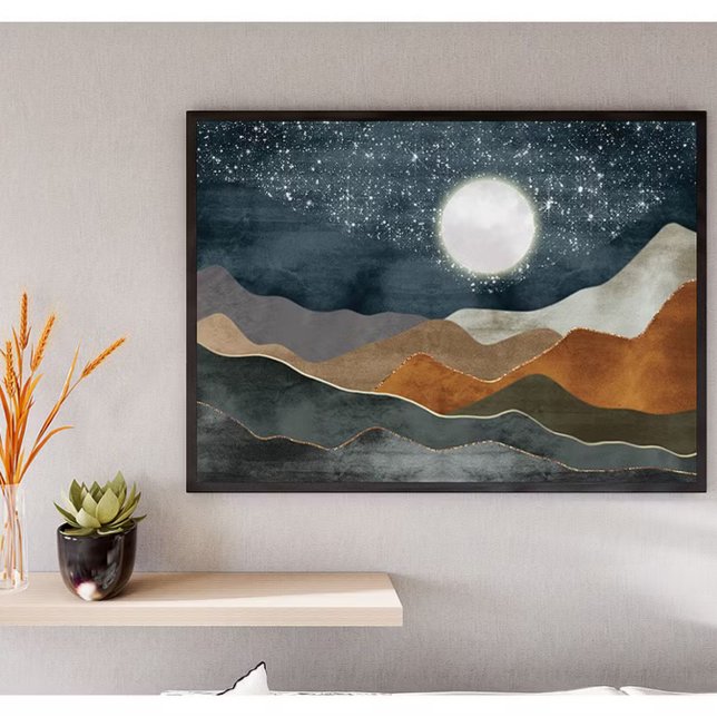 Póster Abstrato Landscape Poster (Criador carregado)