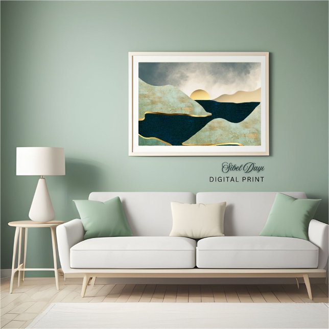 Póster Abstrato Landscape Poster (Criador carregado)