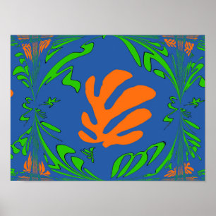 Poster Abstrato Lilly