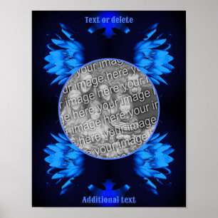 Poster Abstrato Lily Lotus Flower Crie sua própria foto