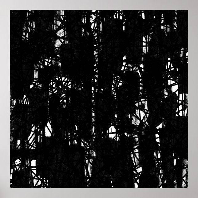 Póster Abstrato Linhas 02 (Frente)
