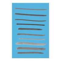 Abstrato Linhas Desenhar Cores Azuis Do Oceano Águ