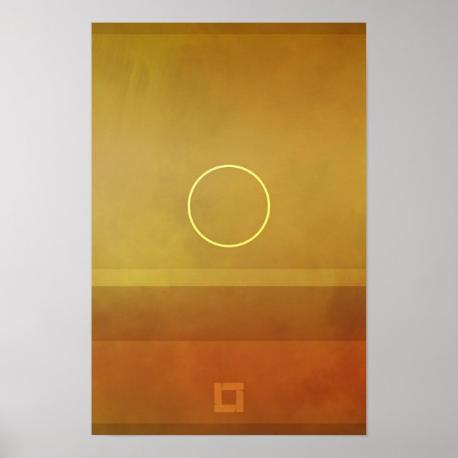 Póster Abstrato Magnetismo 05 (Frente)