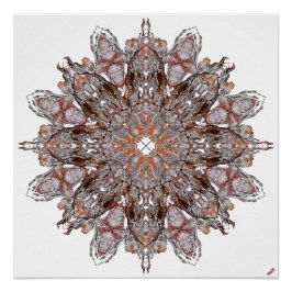 Póster Abstrato Mandala Poster n.o 3