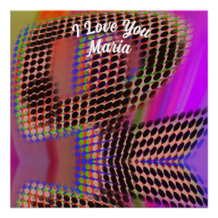 Póster Abstrato mármore - Poster brilhante colorido
