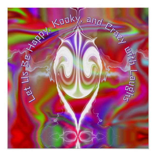 Póster Abstrato mármore - Poster brilhante colorido (Frente)