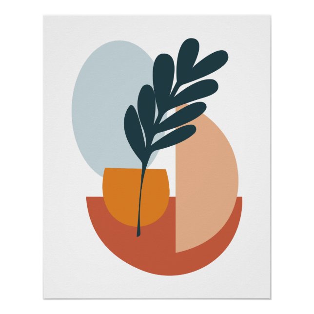 Póster Abstrato Modern Art (Frente)