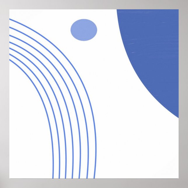 Poster abstrato moderna (Frente)
