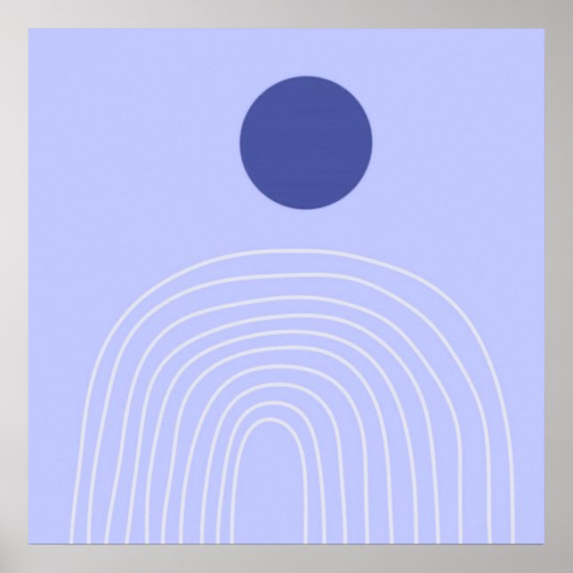 Poster abstrato moderna (Frente)