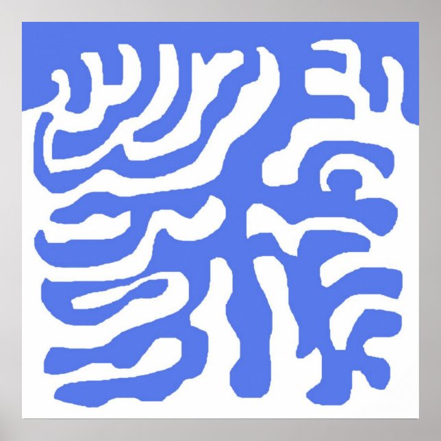 Poster abstrato moderna (Frente)