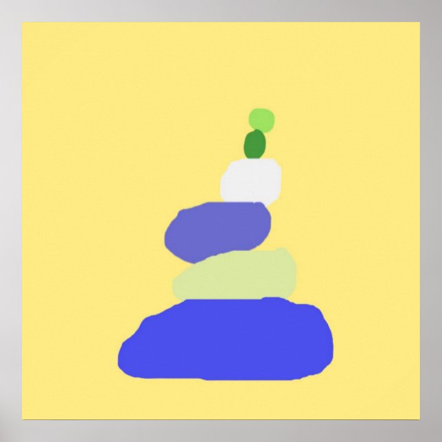 Poster abstrato moderna (Frente)