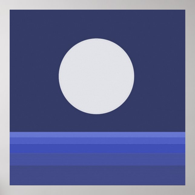 Poster abstrato moderna (Frente)