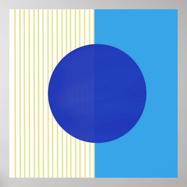 Poster abstrato molda arte (Frente)