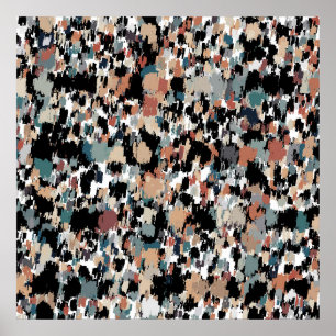 Poster Abstrato Mottled Camo