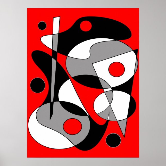 Poster Abstrato nº 184 (Frente)