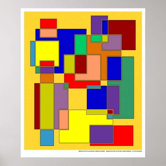 Póster Abstrato nº 26 (Frente)