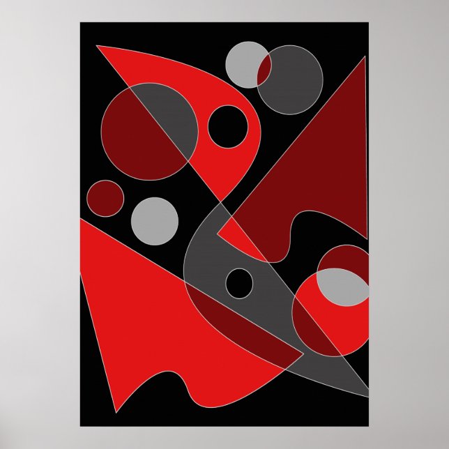 Póster Abstrato nº 311 (Frente)