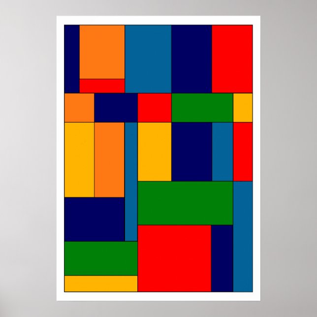 Poster Abstrato nº 348 (Frente)