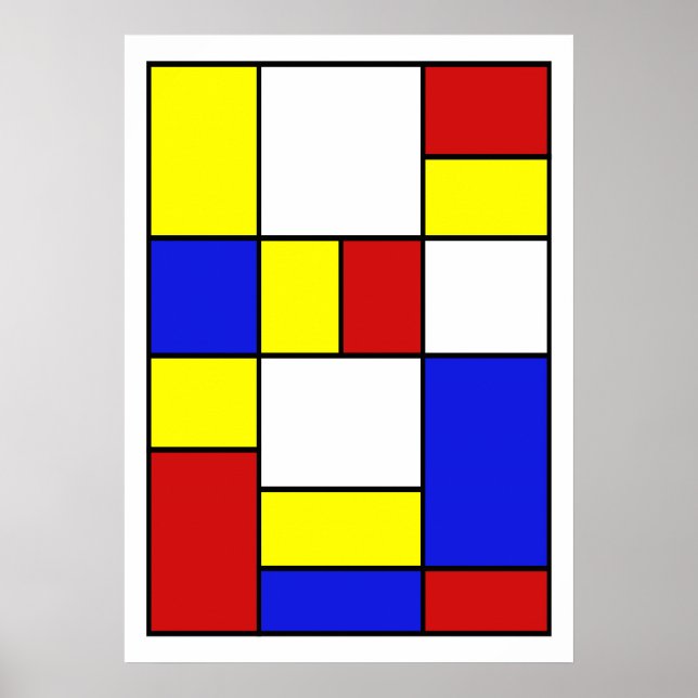 Póster Abstrato nº 378 (Frente)