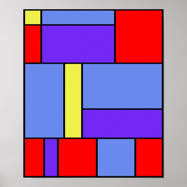 Póster Abstrato nº 482 (Frente)