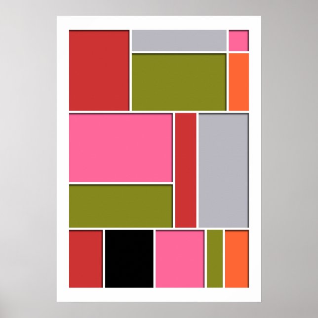 Póster Abstrato nº 49 (Frente)