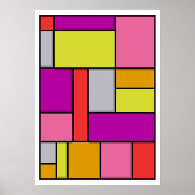 Póster Abstrato nº 60 (Frente)