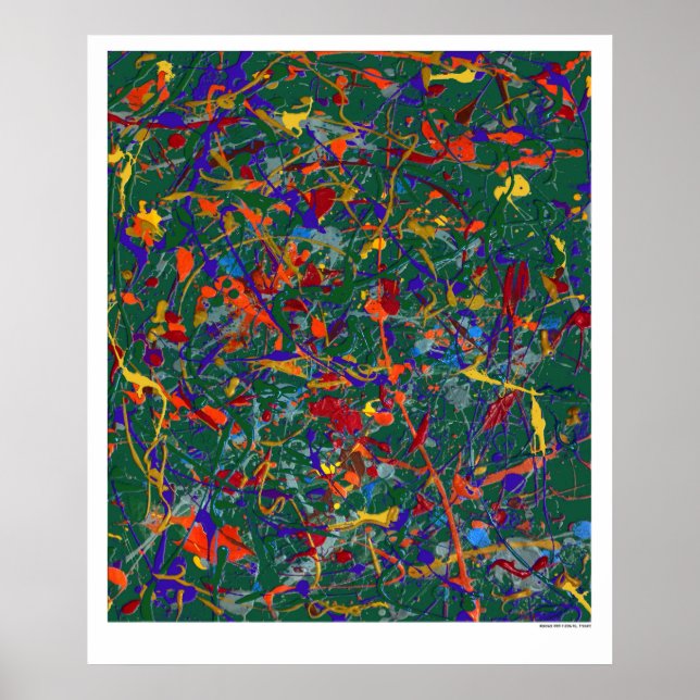 Póster Abstrato nº 819 (Frente)