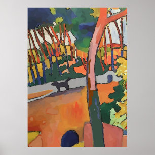 Poster Abstrato na ponte