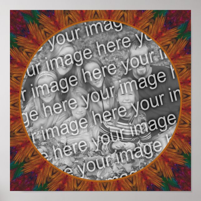 Poster Abstrato Nature Art Frame Crie Sua Própria Foto (Frente)