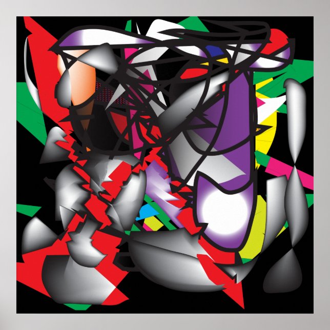 PÓSTER ABSTRATO ONE (Frente)