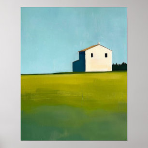 Poster Abstrato Painting, Farmhouse