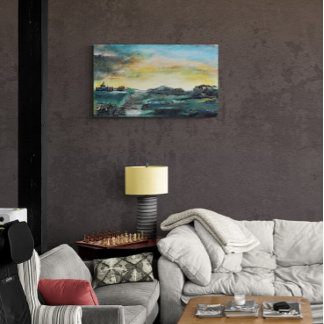 Póster Abstrato Paisagem
