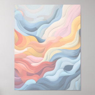 Poster Abstrato Paisagem 2