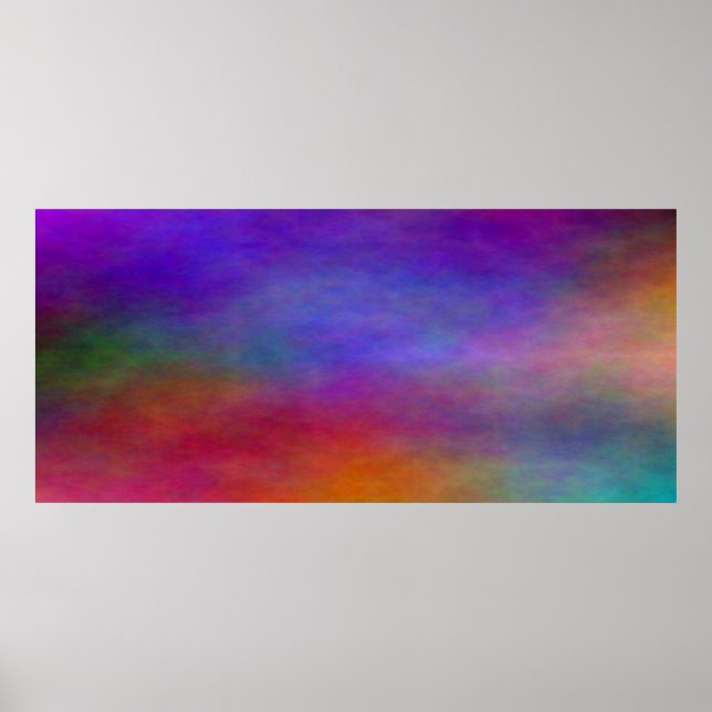 Poster Abstrato Paisagem II (Frente)